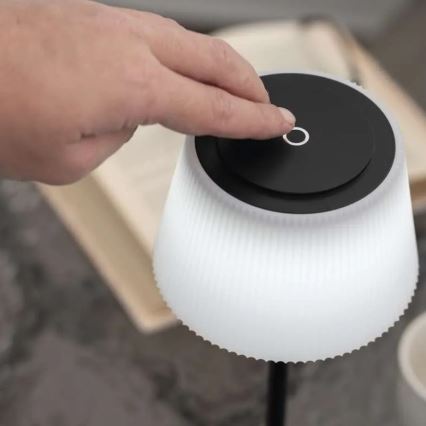 LED Dimbart uppladdningsbart ljus KATIE LED/4W/10V 1800mAh IP44 CRI 90 svart