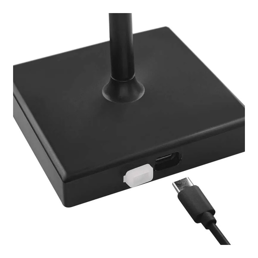 LED Dimbart uppladdningsbart ljus KATIE LED/4W/10V 1800mAh IP44 CRI 90 svart