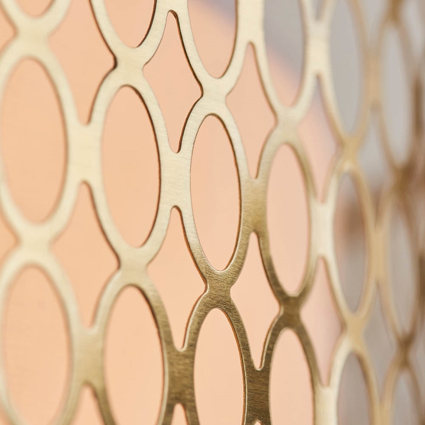 Endon 101568 - Ytmonterad ljuskrona CORDERO 3xE27/10W/230V guld