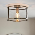 Endon 103112 - Taklampa HOPTON 1xE27/10W/230V mattkrom