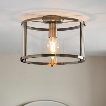Endon 103112 - Taklampa HOPTON 1xE27/10W/230V mattkrom