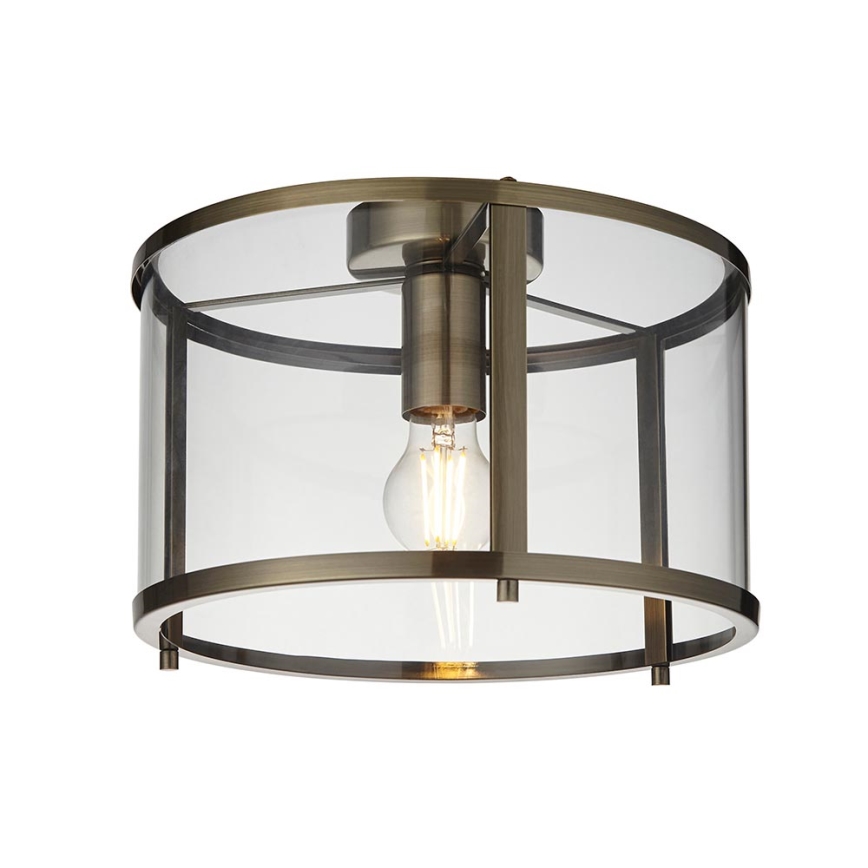 Endon 103112 - Taklampa HOPTON 1xE27/10W/230V mattkrom