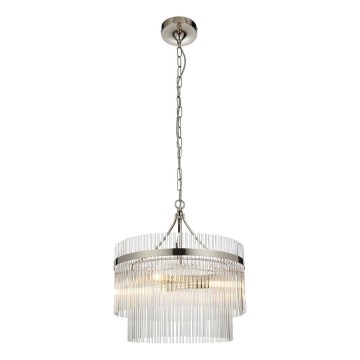 Endon 104113 - Taklampa med kedja MARIETTA 3xE14/7W/230V polerad krom