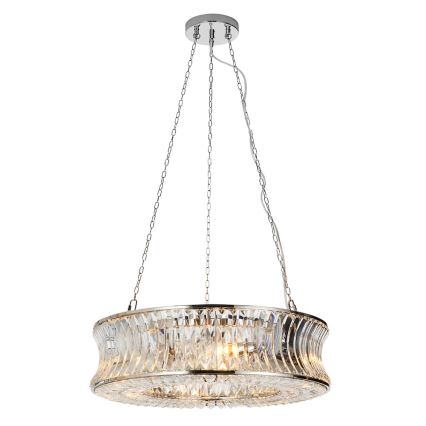 Endon 104528 - Taklampa med kedja 6xE14/6W/230V polerad krom
