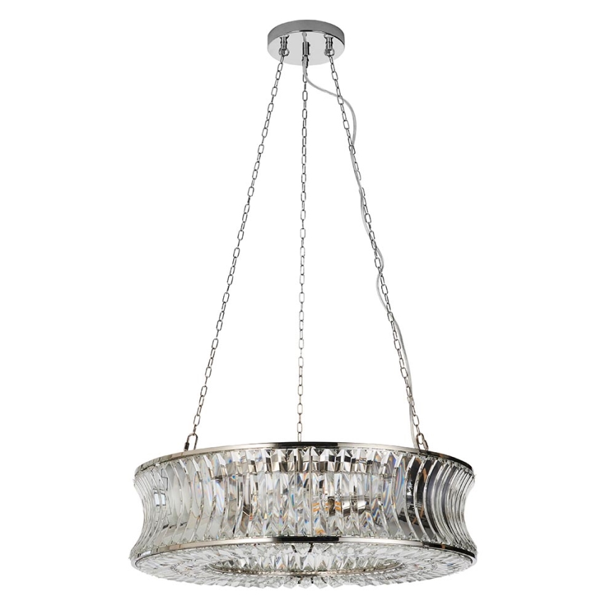 Endon 104528 - Taklampa med kedja 6xE14/6W/230V polerad krom