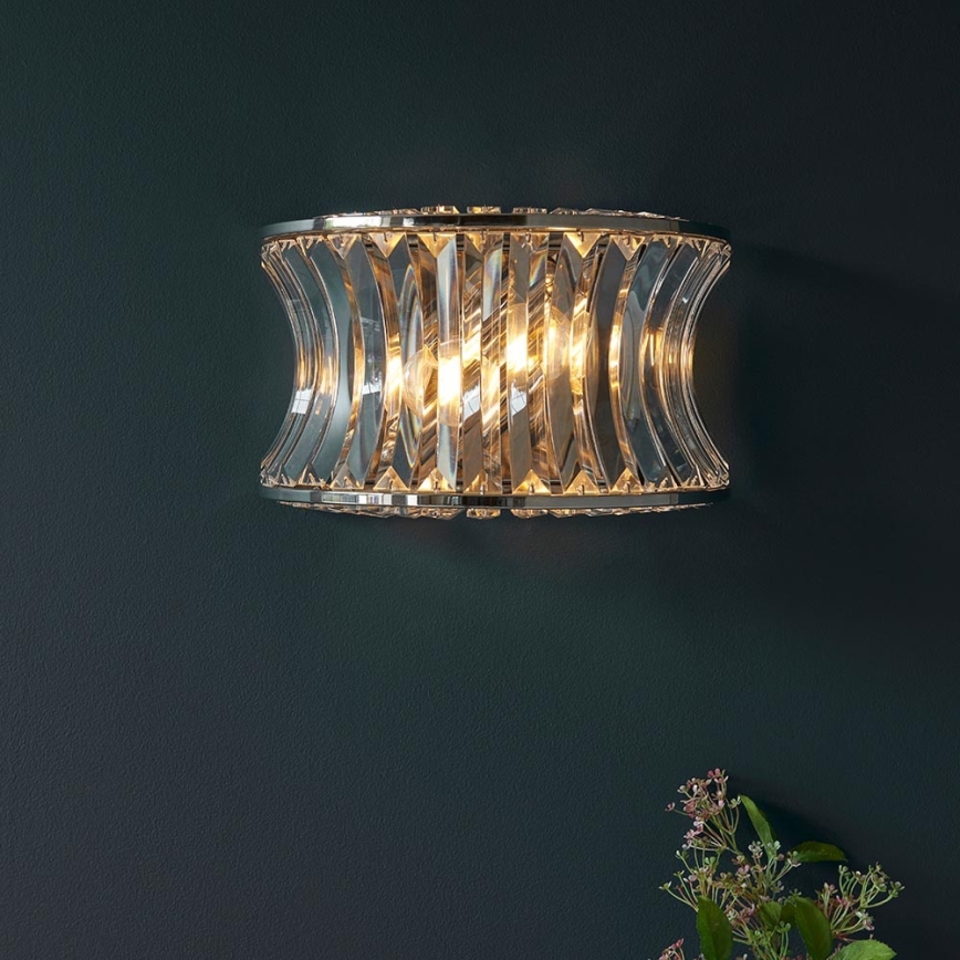 Endon 104529 - Vägglampa 2xE14/7W/230V polerad krom