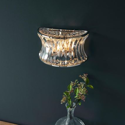 Endon 104529 - Vägglampa 2xE14/7W/230V polerad krom