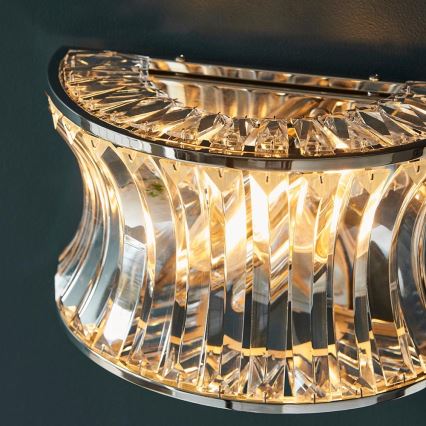 Endon 104529 - Vägglampa 2xE14/7W/230V polerad krom