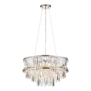 Endon 104530 - Ljuskrona med kedja 9xE14/6W/230V polerad krom