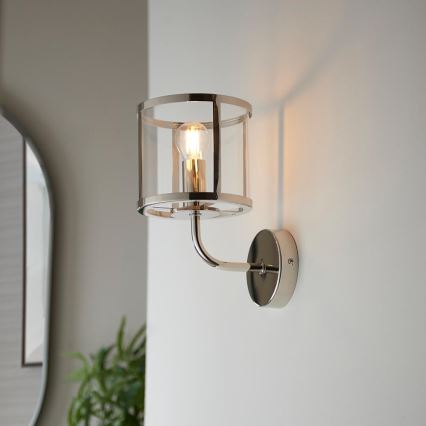 Endon 106003 - Vägglampa HOPTON 1xE14/7W/230V polerad krom