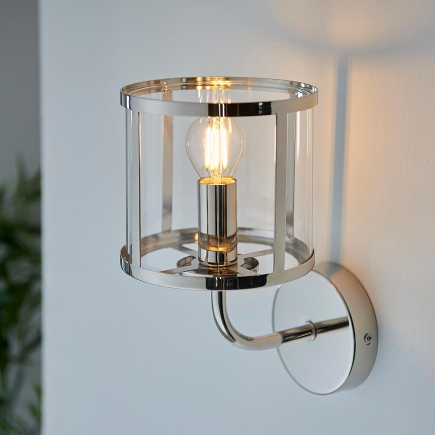 Endon 106003 - Vägglampa HOPTON 1xE14/7W/230V polerad krom