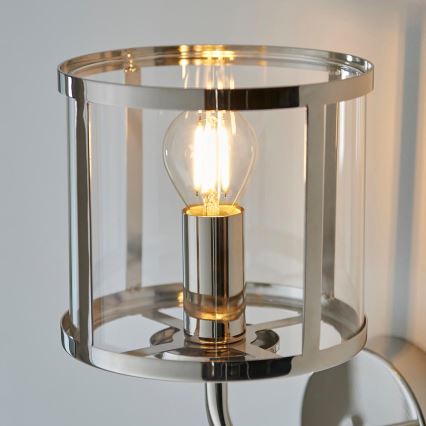 Endon 106003 - Vägglampa HOPTON 1xE14/7W/230V polerad krom