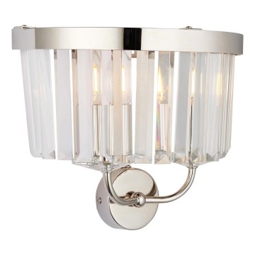 Endon 106448 - Vägglampa CHESTERFIELD 2xE14/6W/230V blank krom