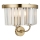 Endon 106450 - Vägglampa CHESTERFIELD 2xE14/6W/230V mässing