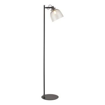 Endon 107013 - Golvlampa URBAN 1xE27/10W/230V svart/rökig