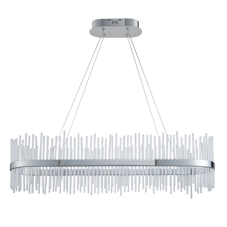 Endon 107109 - LED-pendellampa med vajer LED/47W/230V 3000K blank krom