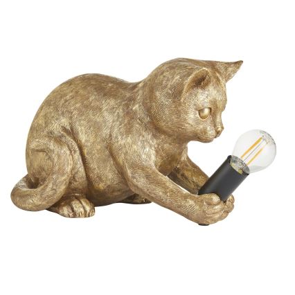Endon 107389 - Bordslampa KITTEN 1xE14/7W/230V guld