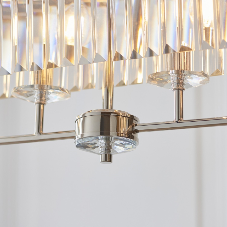 Endon 109058 - Elegant taklampa med kedja, 4xE14/6W/230V, polerad krom