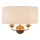 Endon 110726 - Vägglampa HIGHCLERE 2xE14/40W/230V beige/mässing