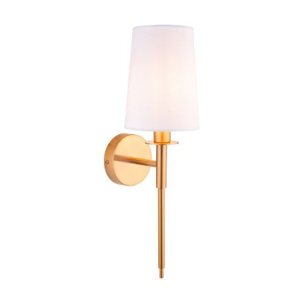 Endon 110738 - Vägglampa 1xE14/6W/230V vit/guld