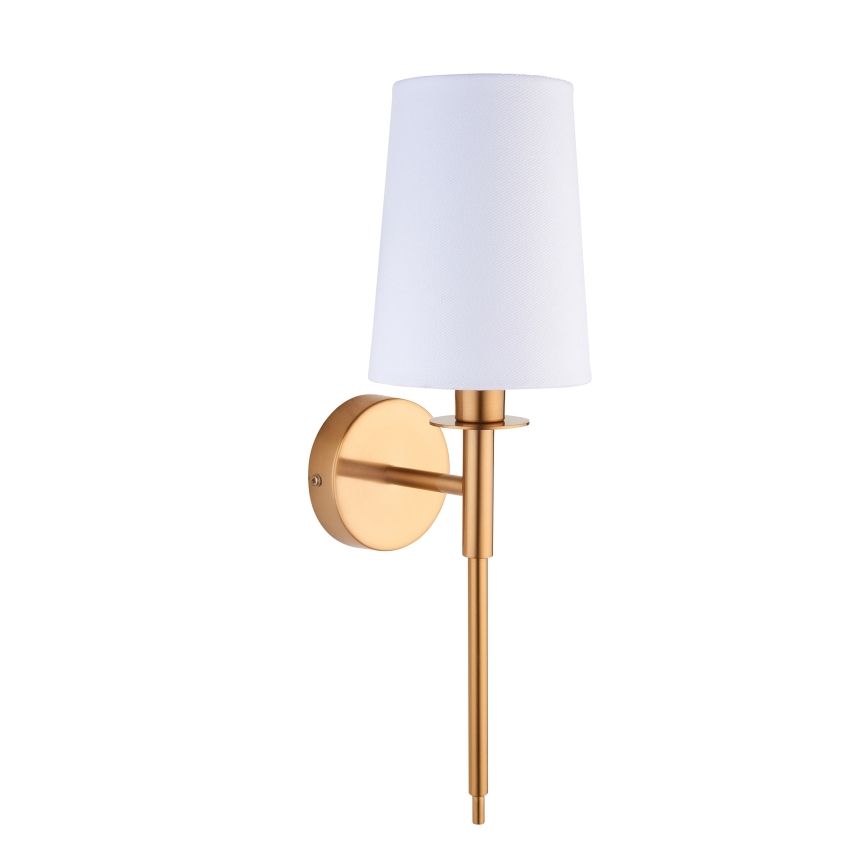 Endon 110738 - Vägglampa 1xE14/6W/230V vit/guld