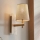 Endon 114200 - Vägglampa 1xE14/7W/230V beige/guld