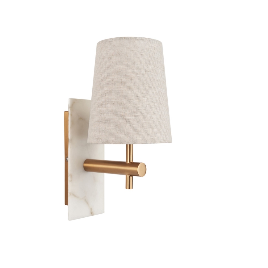 Endon 114200 - Vägglampa 1xE14/7W/230V beige/guld