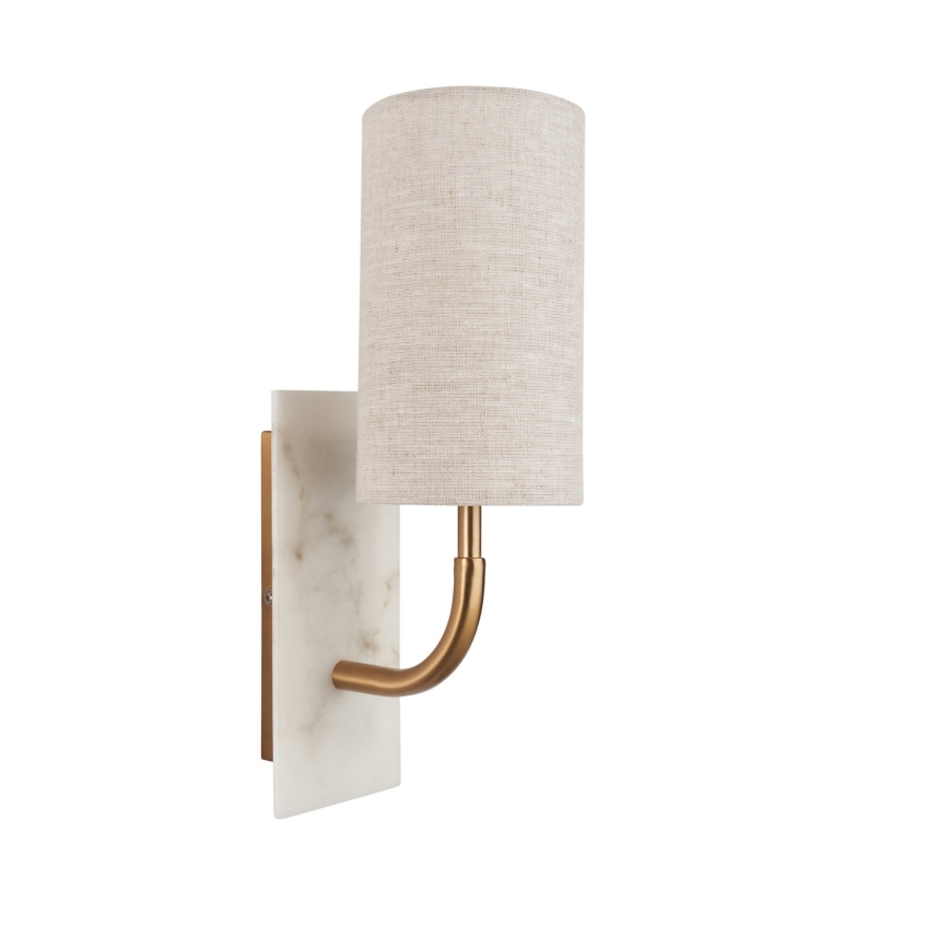 Endon 114203 - Vägglampa 1xE14/7W/230V beige/guld