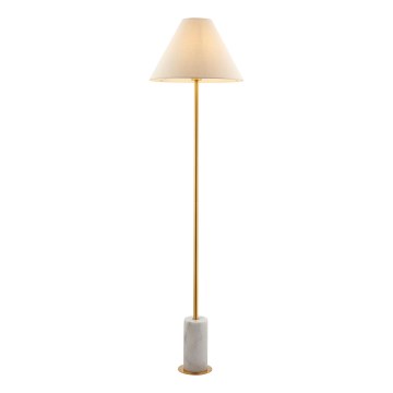 Endon 114209 - Golvlampa 1xE27/10W/230V beige/guld
