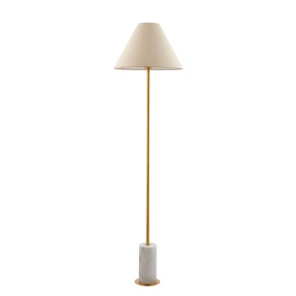 Endon 114209 - Golvlampa 1xE27/10W/230V beige/guld