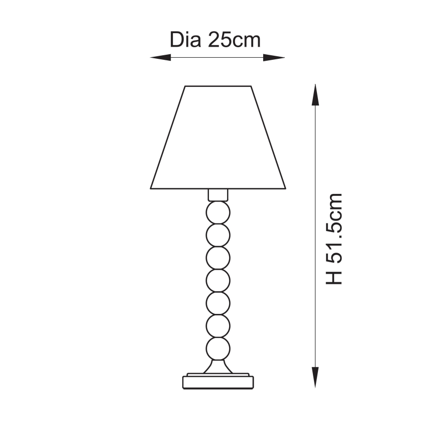 Endon 114714 - Bordslampa HIGGLEDY 1xE14/7W/230V blå/lila