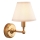Endon 114830 - LED Ljusreglerad uppladdningsbar vägg lampa BURLEY LED/1,5W/5V 3600 mAh mässing/grädde