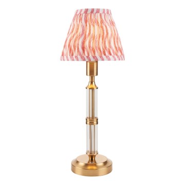 Endon 114842 - LED Ljusreglerad uppladdningsbar bordslampa MORTON LED/1,5W/5V 3600 mAh mässing/rosa