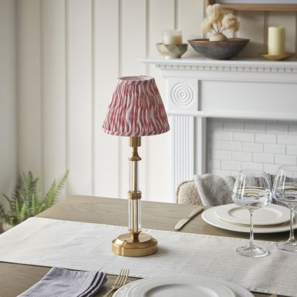 Endon 114842 - LED Ljusreglerad uppladdningsbar bordslampa MORTON LED/1,5W/5V 3600 mAh mässing/rosa