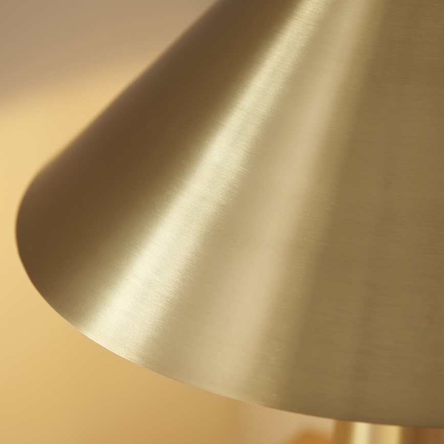 Endon 118685 - Bordslampa ISAK 1xE27/10W/230V guldfärgad