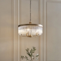 Endon 119110 - Ljuskrona med kedja CLERMONT 5xE14/6W/230V mässing