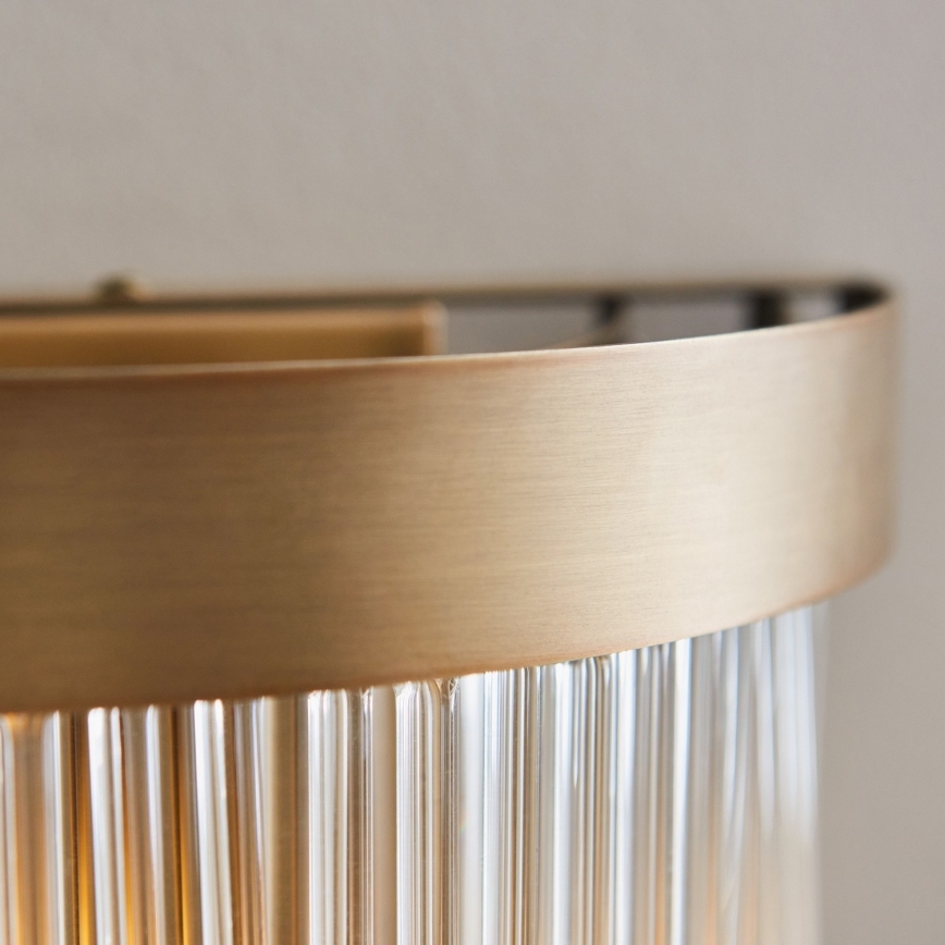 Endon 119125 - Vägglampa CLERMONT 2xE14/6W/230V mässing