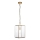 Endon 119141 - Hänglampa med kedja HAMMOND 1xE27/10W/230V 21,5x21,5 cm mässing