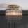 Endon 119492 - Ytmonterad taklampa MARIETTA 1xE27/10W/230V mässing/klarglas