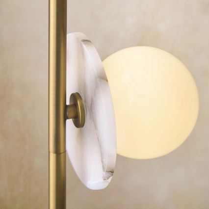 Endon 120042 - Golvlampa CERCHIO 3xG9/5W/230V mässing
