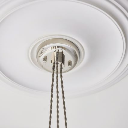 Endon 120652 - Takpendel med kabel 3xE27/10W/230V polerad krom