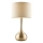 Endon 61191 - Dimbar bordslampa PICCADILLY 1xE14/40W/230V mässing/beige