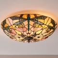 Endon 63922 - Taklampa Tiffany ASHTON 2xE27/60W/230V Ø 45 cm