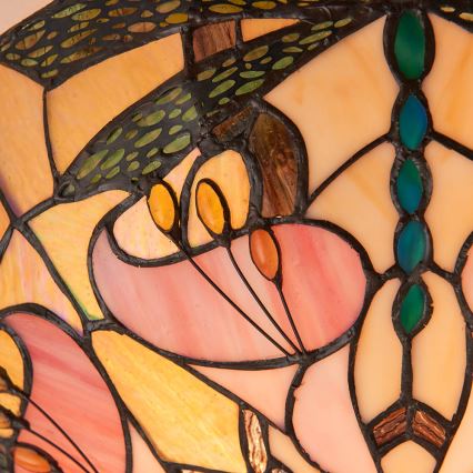 Endon 63922 - Taklampa Tiffany ASHTON 2xE27/60W/230V Ø 45 cm