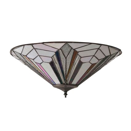 Endon 63935 - Tiffany-taklampa ASTORIA 2xE27/60W/230V Ø 48 cm