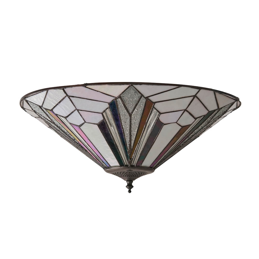 Endon 63935 - Tiffany-taklampa ASTORIA 2xE27/60W/230V Ø 48 cm