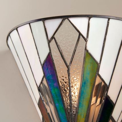 Endon 63940 - Vägglampa Tiffany ASTORIA 1xE14/40W/230V