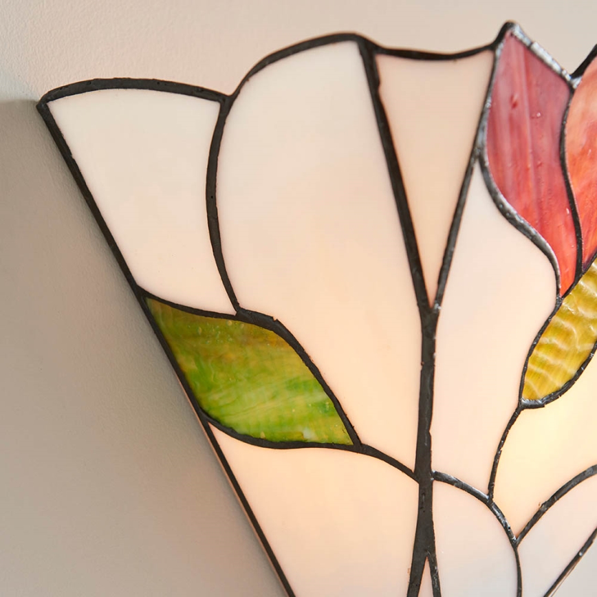 Endon 63964 - Vägglampa Tiffany BOTANICA 1xE14/40W/230V