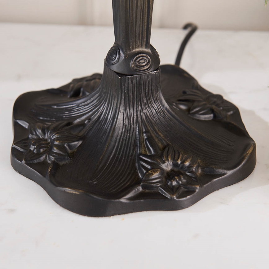 Endon 64090 - Bordslampa Tiffany DRAGONFLY 2xE27/60W/230V Ø 30 cm