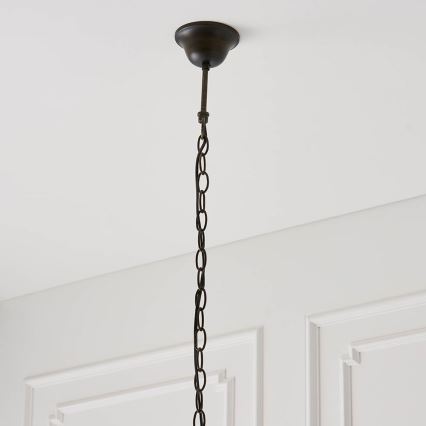 Endon 64162 - Taklampa i Tiffany-stil med kedja HECTOR 1xE27/60W/230V Ø 40 cm